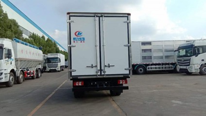 陜汽德威冷藏車(chē)今日出廠發(fā)往浙江杭州，高效溫控助力冷鏈物流